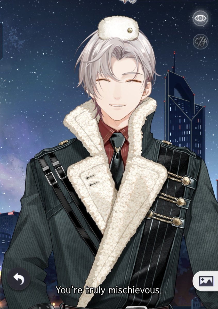 JRealSky's tweet photo. I'm happy to get this out fit because it's one of the few MC can match outfits with Vyn. https://t.co/IHKAMLjVWz
