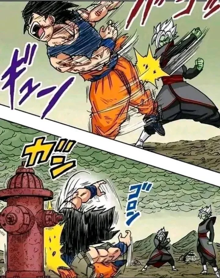 AimedAtYou2's tweet photo. @FluorideRince @OneBluntMan @batgirl2833 lol fire hydrant and train level Goku https://t.co/Q5vSLkJxHE