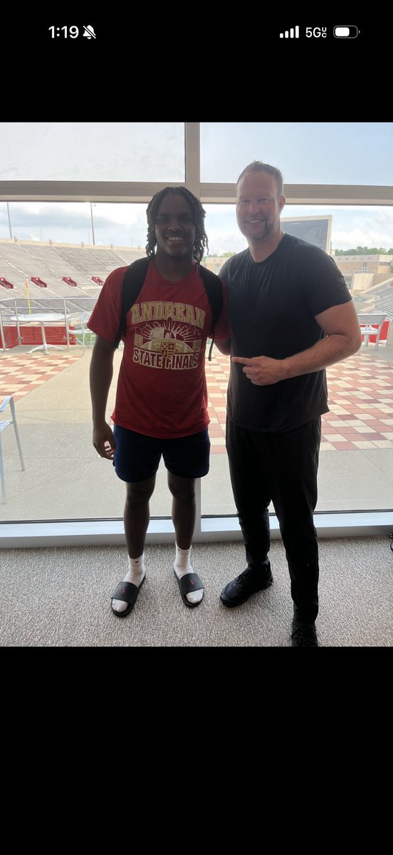 javiermccoy23's tweet photo. I can’t wait to be at the @IndianaFootball vs @OhioStateFB game this weekend!! Looking forward to a great game and a great time!
@Coach_BHaines @ellisadamsFB15 @westynweyrich @FootballAndrean @IndianaPreps @PrepRedzoneIN @NCAA_FCS @NCAAFootball @On3 @Rivals @ESPNRecuiting @247Sports @247recruiting