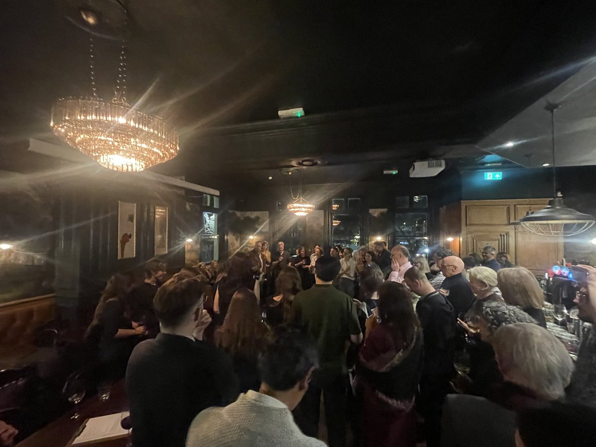 readalanread's tweet photo. It’s not just that @kingsartshums is blessed by two Woolf scholars, it’s that Anna Snaith &amp; Clara Jones write with such style, and when choosing a pub for their shared book launch know Bloomsbury borders well enough to bring us together at the wonderful Marquis of Cornwallis. https://t.co/h8si1xohMr