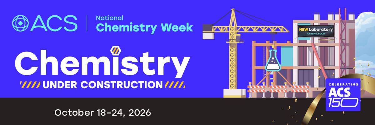AACTconnect's tweet photo. National Chemistry Week starts next week, and this year’s focus is construction! Show students how chemistry shapes the built world around them with our 'Removing Copper Stains from Masonry' activity for #NCW2026: https://t.co/JJ843W0Loy https://t.co/1SSLCQmW3r