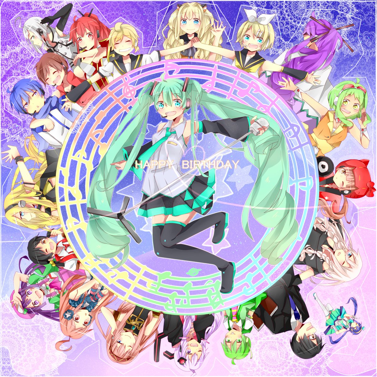 Voca_fans's tweet photo. Extraño cuando habían artistas que dibujaban a muchos vocaloids juntos en una misma imagen

En la actualidad ya no encuentro dibujos así😢🥀 https://t.co/S7Bmf0tcvb