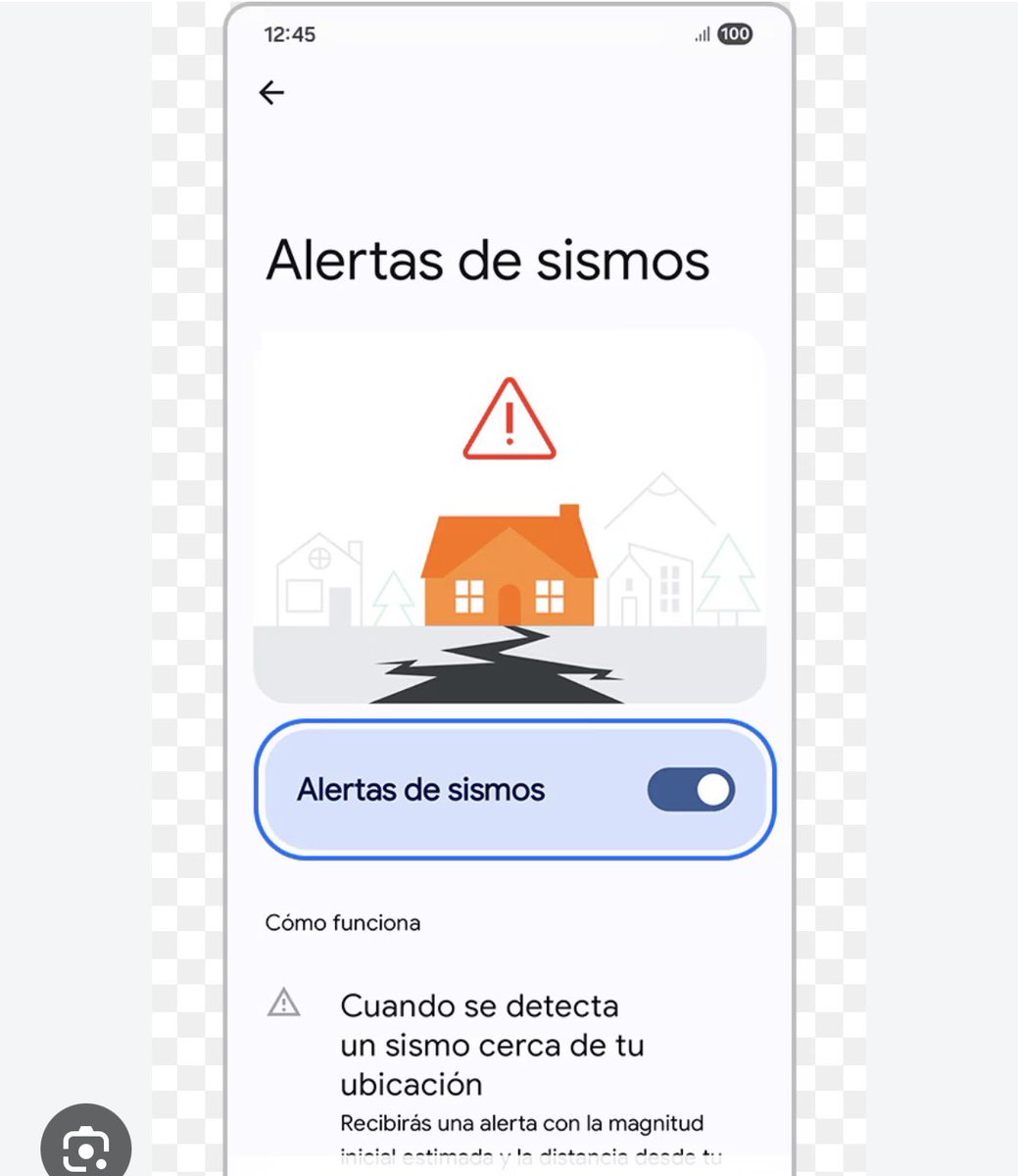 rpc_radio's tweet photo. El presidente de la República, @joseraulmulino, anunció que Panamá fue incluido en el sistema de alertas sísmicas de Android, gracias a la cooperación con Google. Esta tecnología gratuita utiliza los sensores de los teléfonos para detectar movimientos sísmicos y enviar alertas que pueden dar segundos valiosos para buscar un lugar seguro.

Para activar la función, ingrese a la configuración de su teléfono Android y busque “Alertas de sismos”. No necesita descargar una aplicación adicional.

Google aclara que el sistema detecta sismos en tiempo real; no los predice. Por eso, es importante mantener activadas las alertas y conocer las medidas de seguridad ante un movimiento telúrico.

#RPCRadio