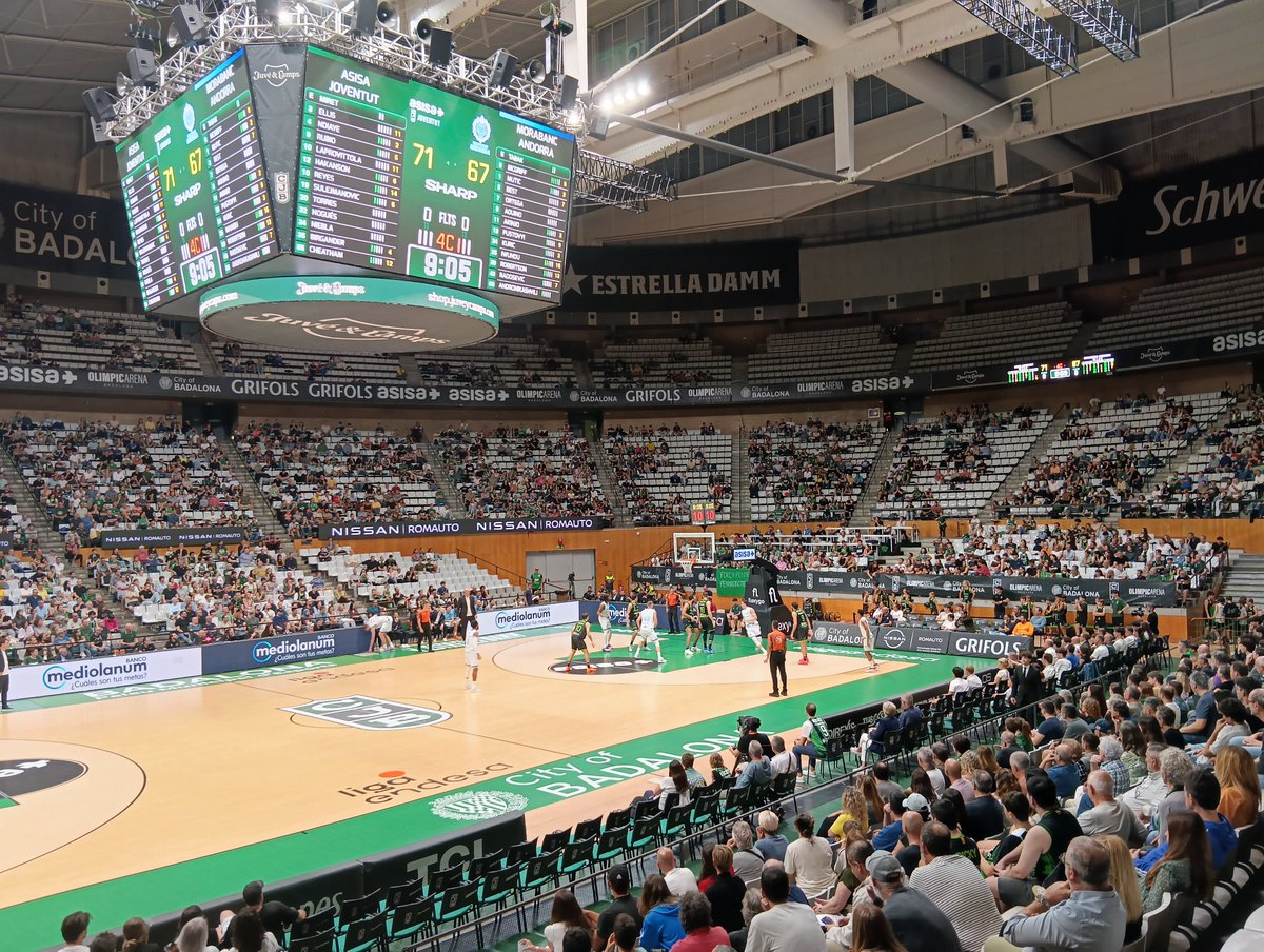 JM_Calabuig's tweet photo. 🏆Lliga ACB 🏀🇪🇸 2026/27:

Club Joventut Badalona 🇪🇸
@Penya1930

🆚 

Bàsquet Club MoraBanc Andorra 🇦🇩
@morabancandorra

96 - 75

🏟 Pavelló Olímpic de Badalona 💚🖤 
@ACBCOM https://t.co/5KNLwmhhMd