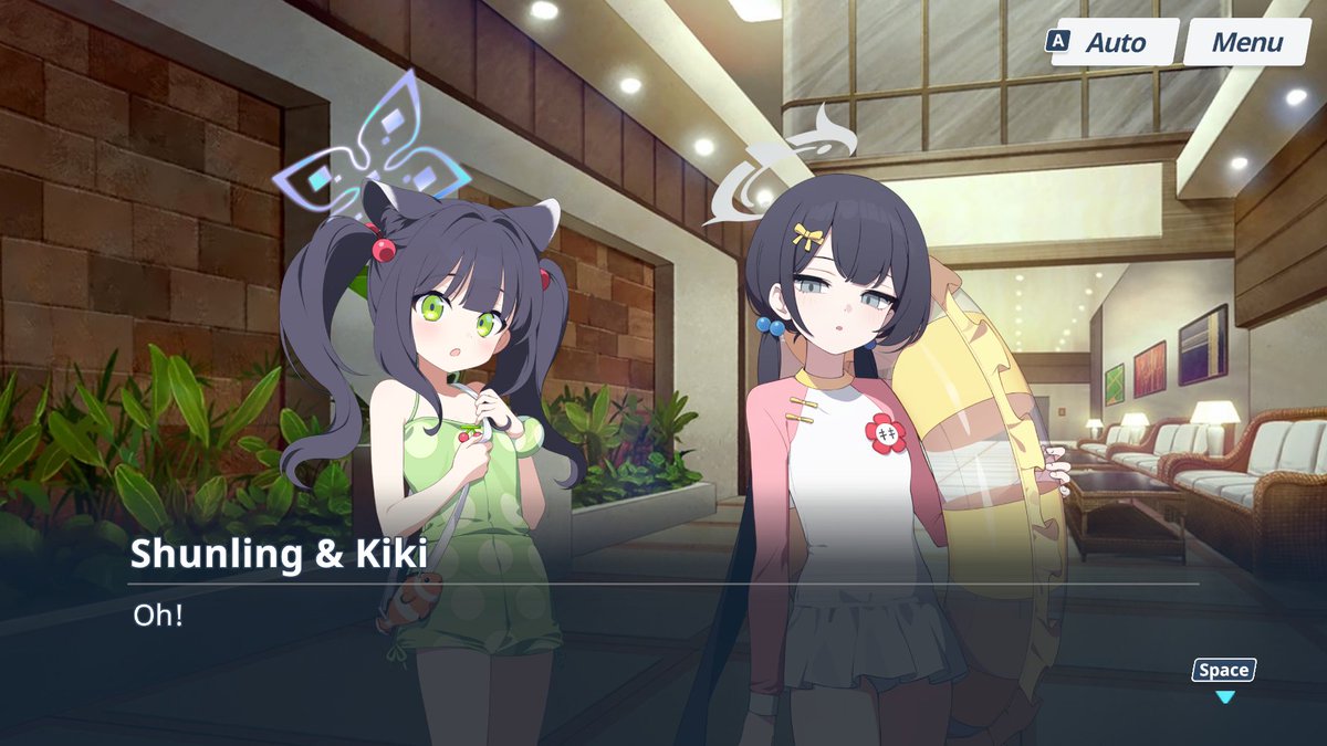 StainedDaki's tweet photo. Kokona stop being horny we got visitors https://t.co/56yuwAgNsQ