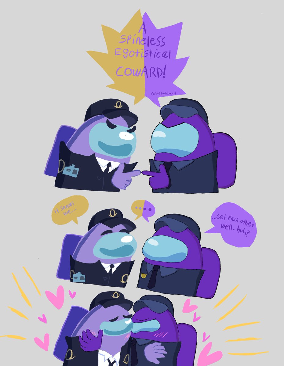 AlexIsDrawing_5's tweet photo. They do have a lot in common 😀

#Amongusshow #Amongusstory #Amongusonguard https://t.co/pTWA6L0p6y