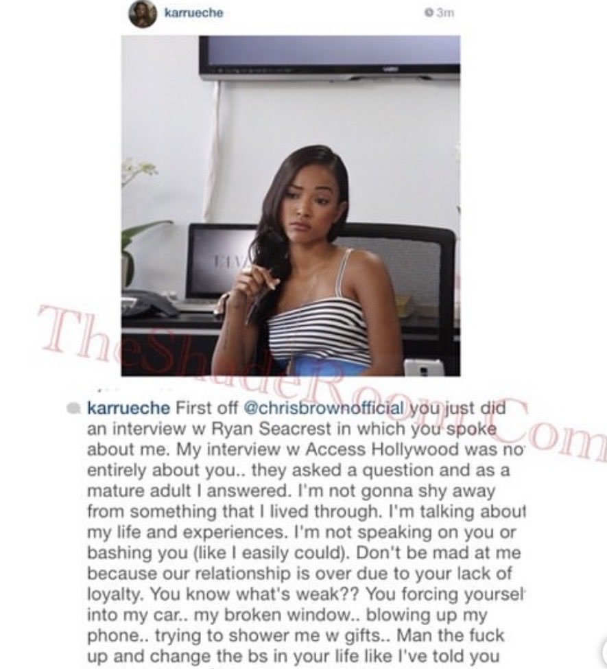 loyaltyflames's tweet photo. i think it’s kind of crazy that karrueche had a restraining order against chris brown, and in the documents, she literally said he abused her, yet people barely bring that up 😭 https://t.co/EXJ8LtsJcc