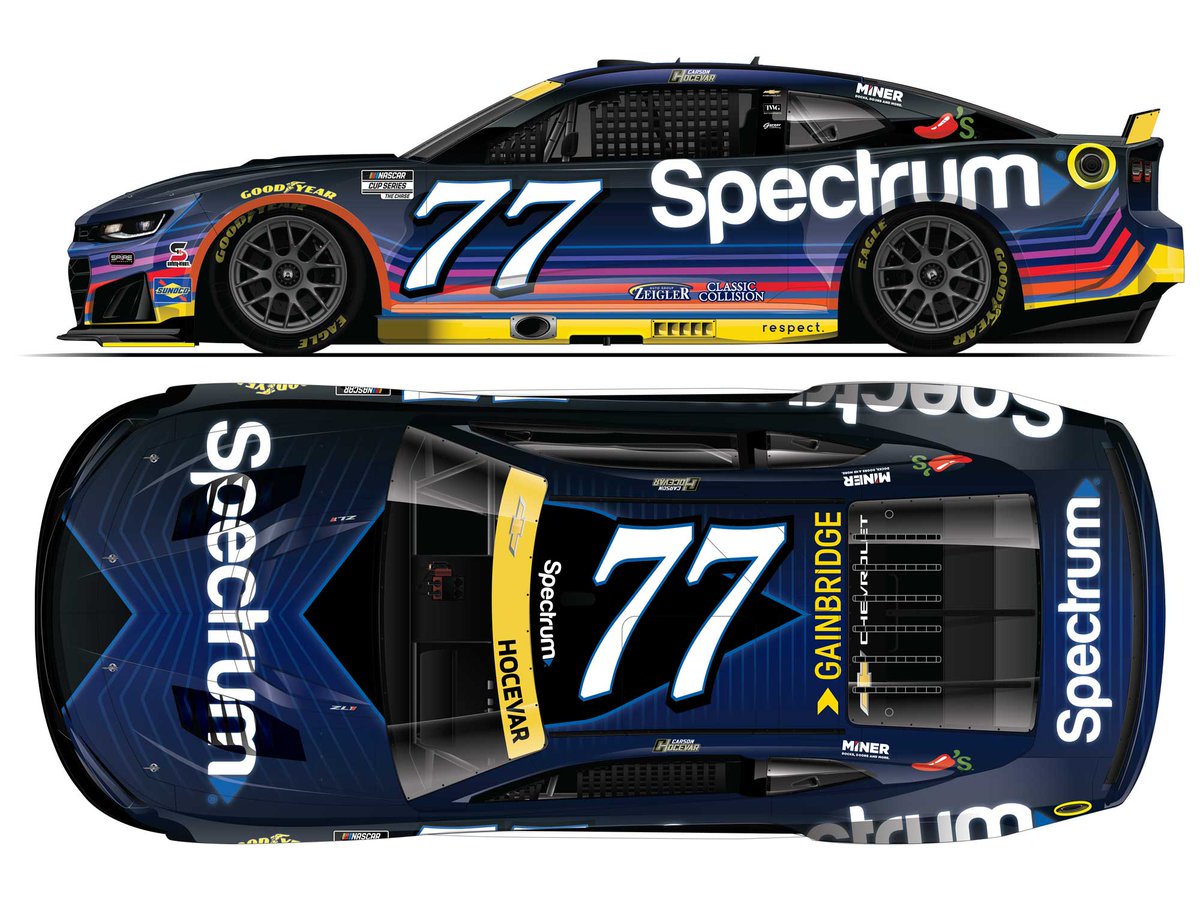 Lionel_Racing's tweet photo. Pre-orders are open for the No. 77 Carson Hocevar Spectrum "Dark Mode" die-cast! 

➡️ https://t.co/qMgL9hCxv9 https://t.co/c6mTd9BidF