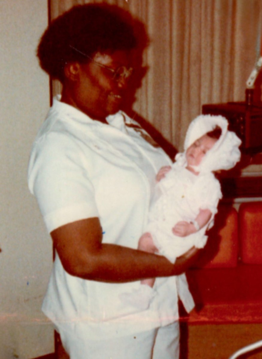 KNTRYRADIOTX's tweet photo. Baby Beyoncé with a nurse at the Park Plaza Hospital in Houston (1981) https://t.co/8WaSfLvB7N