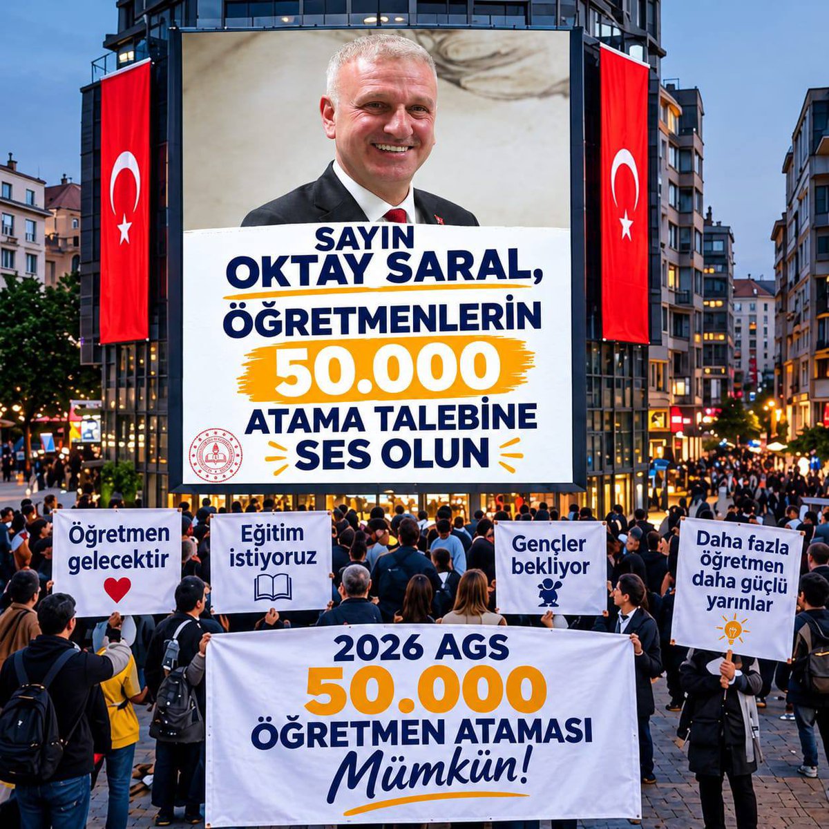 atanacakpisi's tweet photo. @SamwiseSmurf @RTErdogan @OktaySaral @omerrcelik SAYIN OKTAY SARAL ”OGRETMENLER MUSTERIH OLSUNLAR” vaadi can bulmalıdır elbet. Haklı talep mecliste ASIRLIK KONTENJAN ile çözülür elbet. 2026 AGS ile adil branş dağılımlı 50 BIN KONTENJAN @RTErdogan @oktaysaral @hamzadag #OktaySaraldanAgsSözü https://t.co/XprTSgUUEO