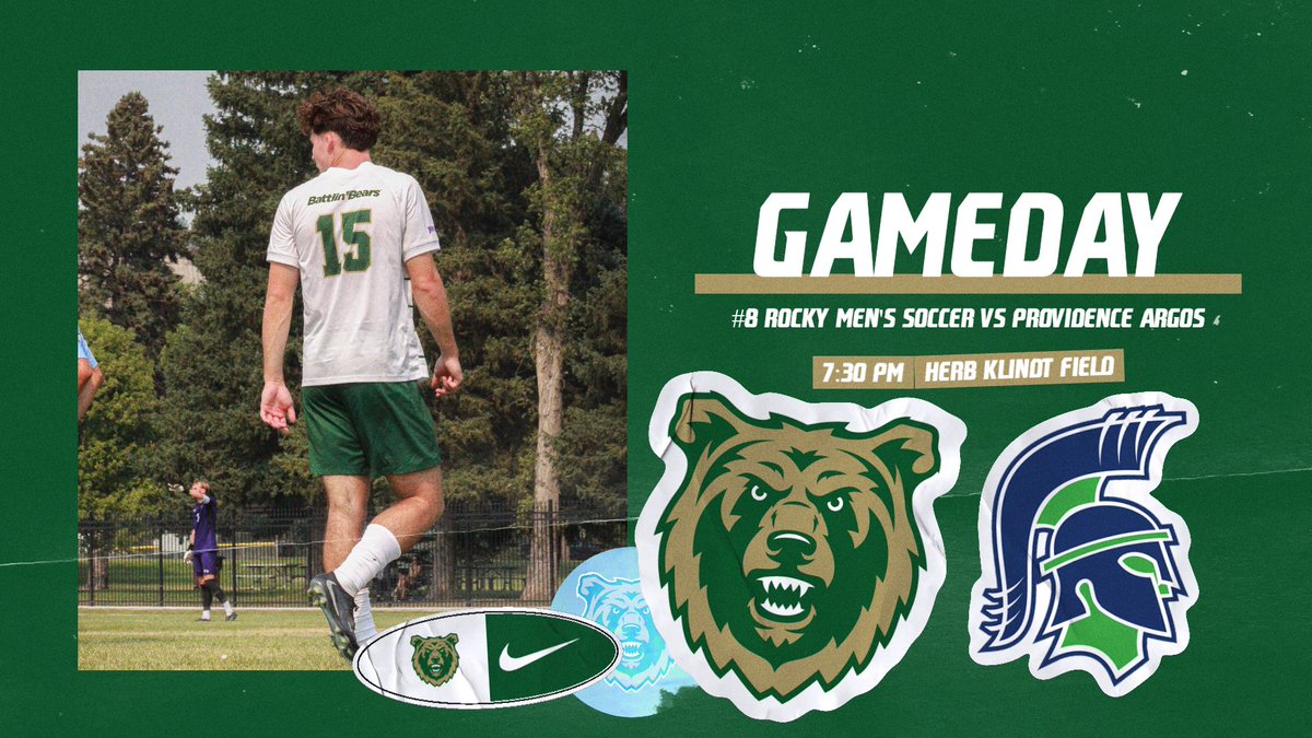 BattlinBears's tweet photo. 𝑮𝒂𝒎𝒆 𝑫𝒂𝒚

🆚: University of Providence (2-7-1, 2-5-1 conf.)
📌: Herb Klindt Field
⏰: 7:30 pm (MT)
🎟️: https://t.co/1x8kiE6sb3
📺: https://t.co/2Qpp9gRH1C
📊: https://t.co/WCUKcgT1r0
🗒️: https://t.co/rwWAVSiS9h

#ProtectTheDen https://t.co/ACPQPi87w3
