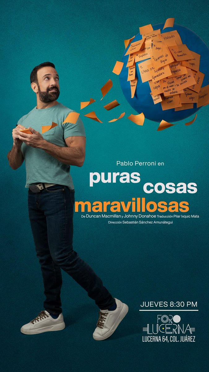 venalteatroMX's tweet photo. Tenemos pases dobles para que asistan HOY 8:30pm a "Puras Cosas Maravillosas" en el Foro Lucerna 🎭

Únicamente:

🌟Nombre completo
🌟Like y RT a esta publicación
🌟 Captura de pantalla de que comentaste alguno de nuestros videos en YouTube.

Ganadores al azar 🥳 https://t.co/jQypdMOCgu