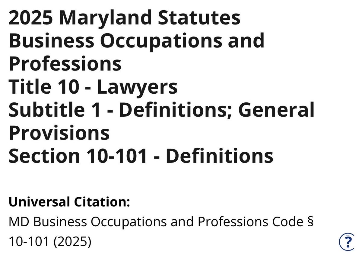 thetechesq's tweet photo. @TesoroAruina @AvionDivan @AJDelgado13 here’s an excerpt from one of the states I am barred in: https://t.co/4qA3qVCmlR