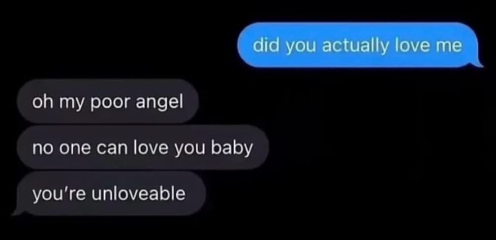 heisfred_'s tweet photo. My love life sums up. I am just unlovable. https://t.co/ZNCbeUKf9q