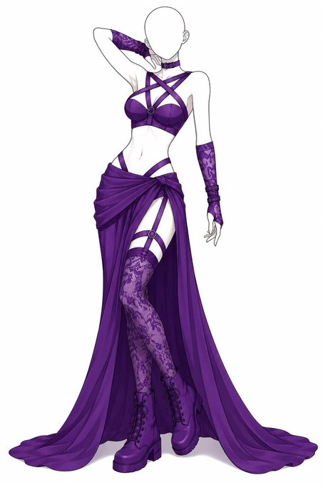 artsbylily1's tweet photo. ✨ Bring your OC to life in this stunning purple gothic outfit!

❤️ Who would you love to see rocking this look? 

 Drop your OC Below 👇

#DrawYourOC #OCArt #OC #OCart #dropyouroc #yourocinthis https://t.co/lI6dvbm11m