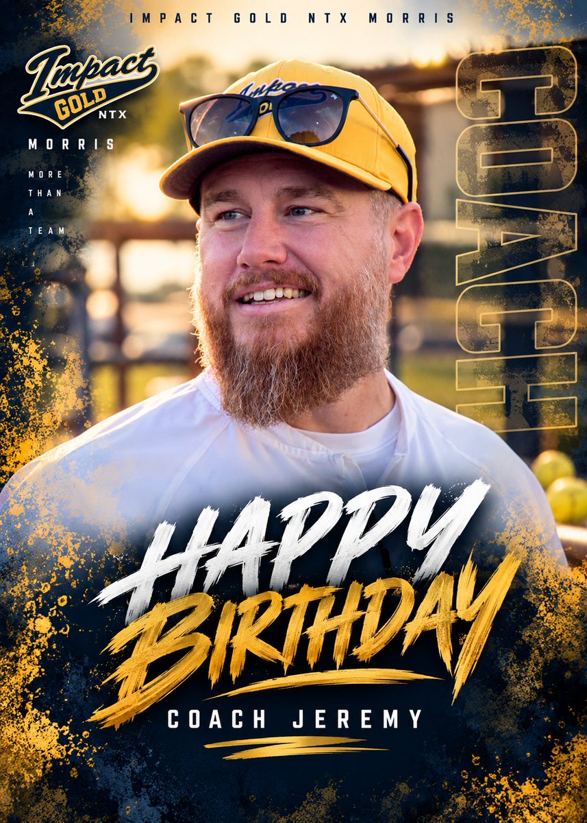 igntxmorris's tweet photo. 🥳 Help us wish a very Happy Birthday to Coach Jeremy!

Thank you for the time, dedication, and passion you bring to this team, both on and off the field!

Wishing you a year filled with great memories, plenty of wins, and maybe a few less stressful innings! 😎🥎 https://t.co/4AXJs0qcVG