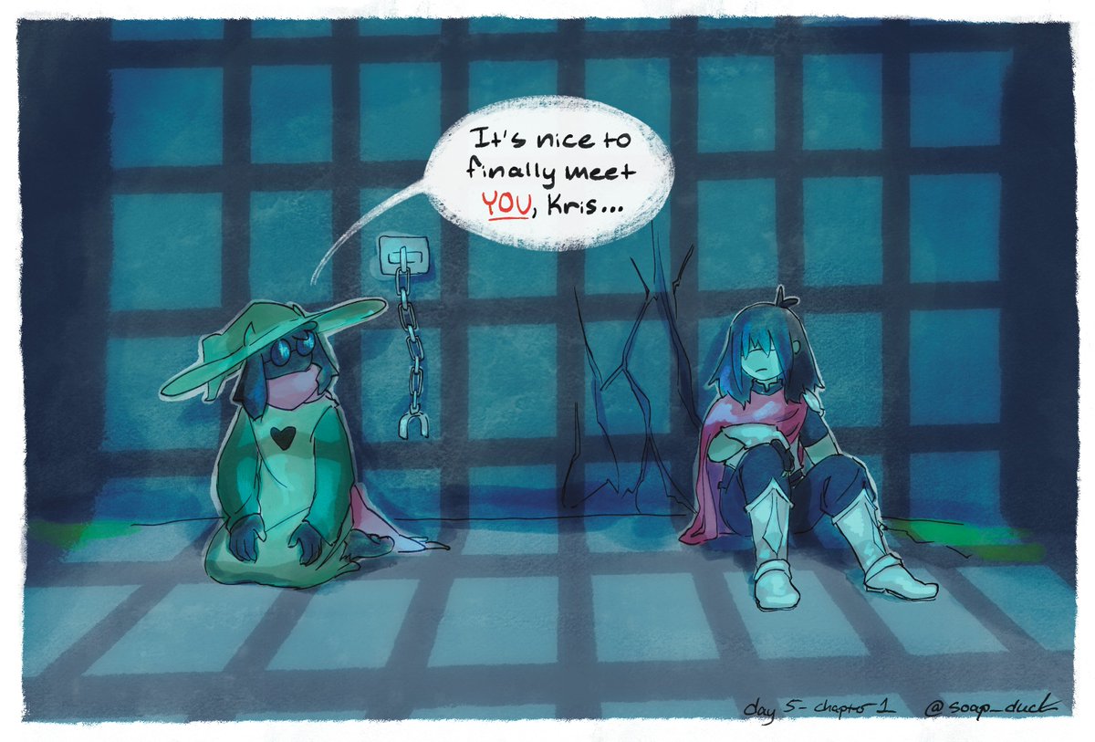 soap_duck's tweet photo. Day 5 - Chapter 1 (meeting for the first time)
#kralsei #kralseitober2026 https://t.co/LKyVjRDXAN