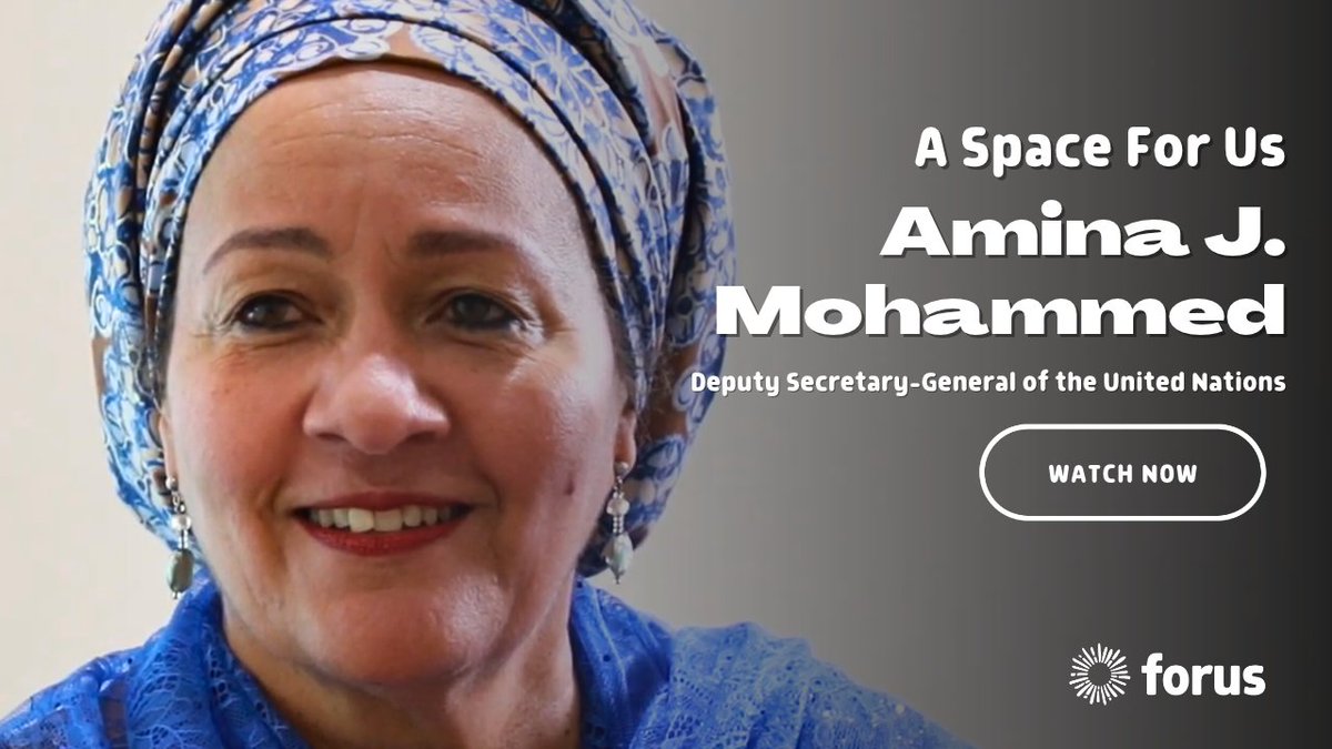 Forus_Int's tweet photo. During the 2026 IMF–World Bank Group Annual Meetings we sat down with @AminaJMohammed, Deputy Secretary-General of the United Nations, for an exclusive interview on the future of the Agenda 2030, the challenges ahead and the post-2030 development agenda.
https://t.co/oNyTBCmJXO https://t.co/m9BqynDNEK