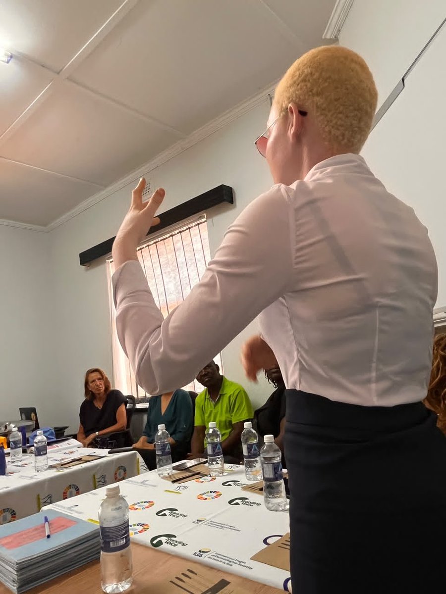 The_Tonga_Queen's tweet photo. Today we had an auspicious opportunity to host  Her Excellency Christine Schraner Burgener  Switzerland Ammbassador to Zimbabwe @SwissEmbZim at our offices @TNHZ_Trust where we engaged on our albinism programming especially skin cancer, advocacy, education and research. We hope and pray a new page will be opening to intensify out effort on the ground until no Zimbabwean with albinism die needlessly due to skin cancer. Our approach is 2 pronged strengthening frontline healthcare worker capacity on Optha-Derma-Surgical skills and knowledge to promote early management. Then bringing specialist care to communities doorsteps targeting marginalised PWA. Its a journey we walk with many for us to reach this far. We continue to call for all supporters and allies to continue joining the cause , bhazi harizare we need you brethren.