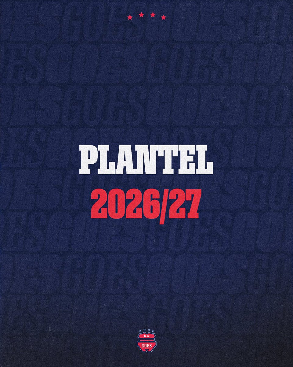 clubgoesoficial's tweet photo. Así se forma nuestro plantel 2026/2027 https://t.co/zyZI1D8tj0