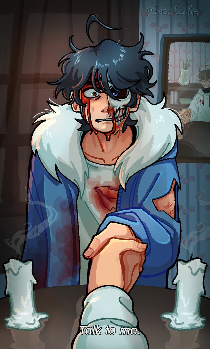 Eme_Cookie's tweet photo. Dibujo que hice para el evento de Halloween de @Natalan_ 

#NatalanFanart https://t.co/JCBzlqiNX3