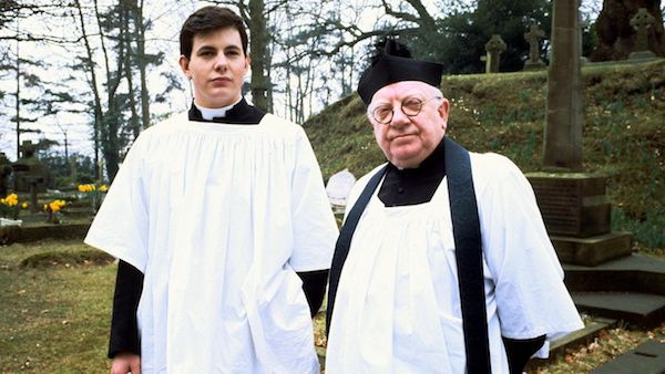 VisionTV's tweet photo. This week on #BlessMeFather, in a moment of inspiration Father Duddleswell decides to enter a tennis match against the Anglican clergy. Will he succeed and emerge victorious or will the result remain in the hands of the gods?

Watch Fridays at 4pm ET! https://t.co/9sybeS62ga https://t.co/5YU6ku7FRa