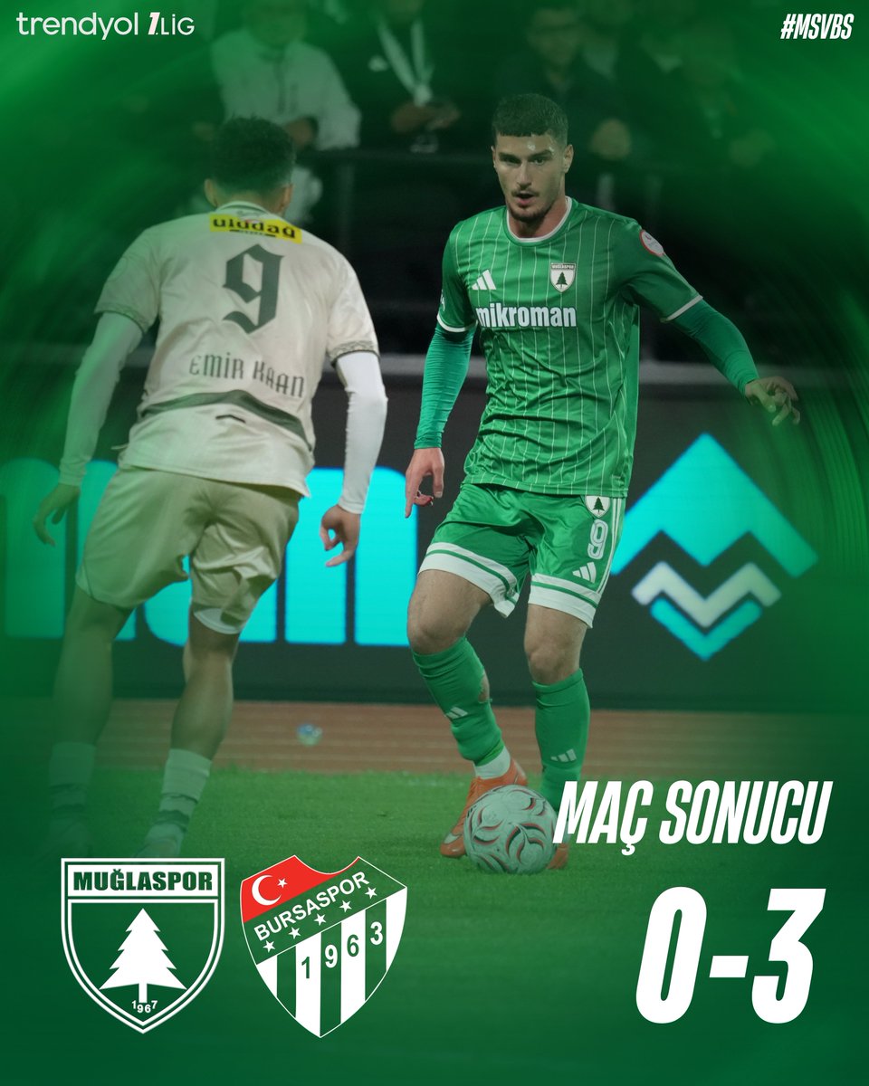 muglasporklb's tweet photo. Maç Sonucu | Muğlaspor 0-3 Bursaspor #MSvBS https://t.co/9rU0WNnft3