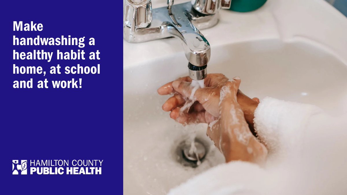 HamCoHealth's tweet photo. Be honest… do you wash your hands correctly when no one’s looking? 👀

A quick rinse won’t cut it! This #GlobalHandwashingDay, make every wash count! Scrub with soap and water for at least 20 seconds to prevent illness. https://t.co/CvF8pGtZD6