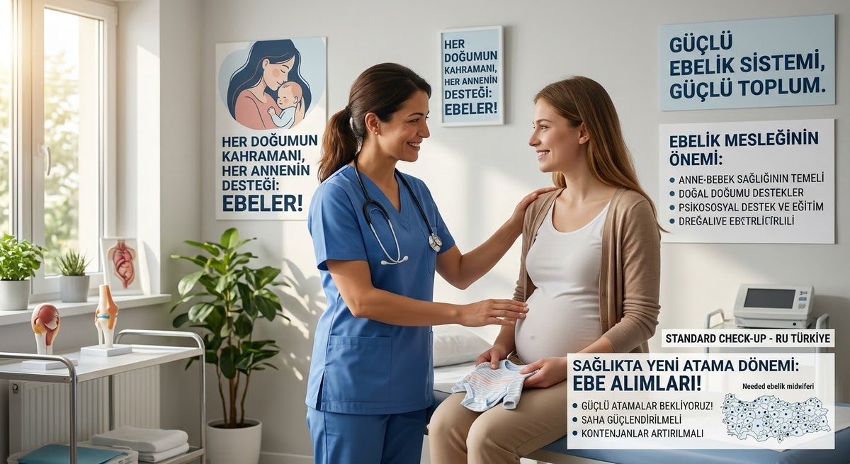 ebeaysegulll's tweet photo. @drmemisoglu doğum oranlarının korunmasında ebeler kilit bir role sahiptir gebelik sürecinde ebe desteği alamayan anne adayları süreçten çekinmekte ve sezaryene yönelmektedir sahadaki ebe sayısını artırarak her gebeye bir ebe sağlanmalıdır @drmemisoglu
#10BinEbeGeleceğeGüvence https://t.co/WkmyGbkOPe