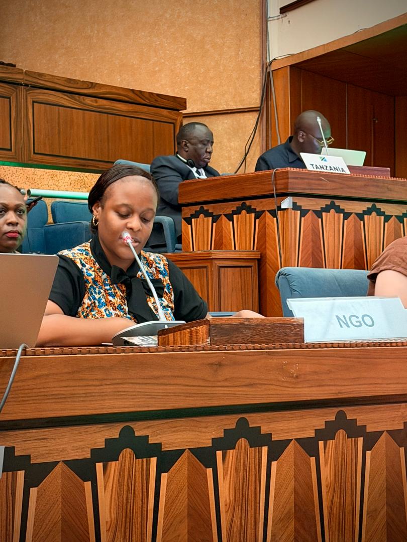 DefendDefenders's tweet photo. We delivered an oral intervention following the presentation of the Activity Report of the Special Rapporteur on Human Rights Defenders and Reprisals in Africa, Hon. Remmy Ngoy Lumbu, under Item 7. 
In the intervention, we highlighted the deteriorating situation of human rights defenders across Africa, noting that over the past six months alone, more than 43 violations against HRDs had been documented. We raised concerns about increasingly preventive restrictions on civic space, attacks on defenders and journalists, and the use of legal and administrative measures to deter peaceful protest, advocacy and dissent. Drawing on developments across the continent, the statement called on the African Commission to strengthen its response in protecting human rights defenders and civic space, and ensure that States translate their commitments under the African Charter into tangible action.

#DDATACHPR89 #ADATACHPR89