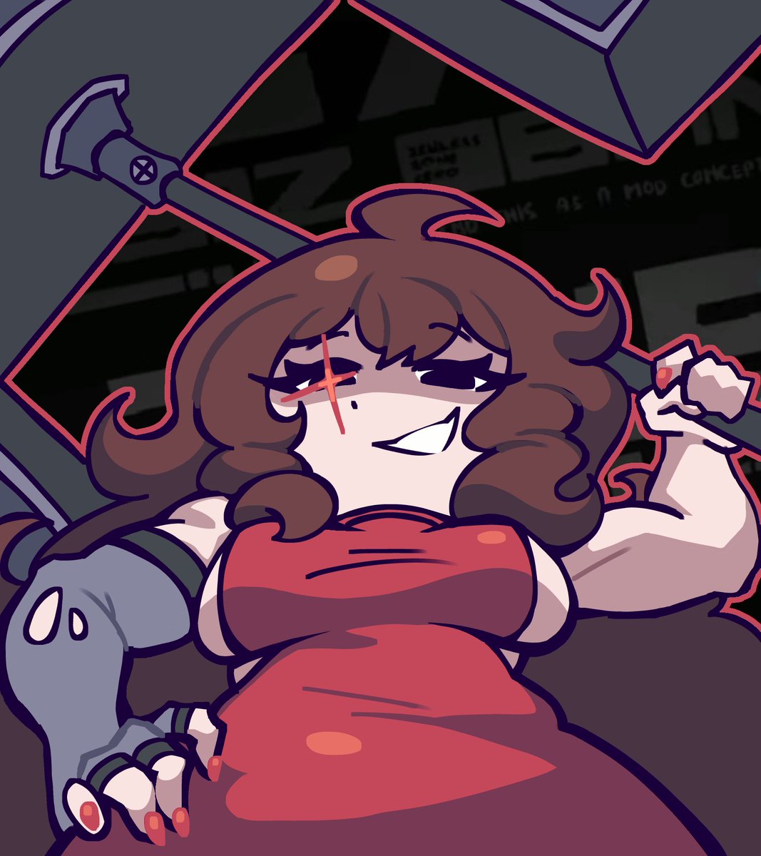 tyaraandcyar1's tweet photo. Gf zzz holding her speaker hammer
I had so much fun drawing her🥺
#gf #gffnf #fnf #ZenlessZoneZero‌ https://t.co/HMvEFJnraF