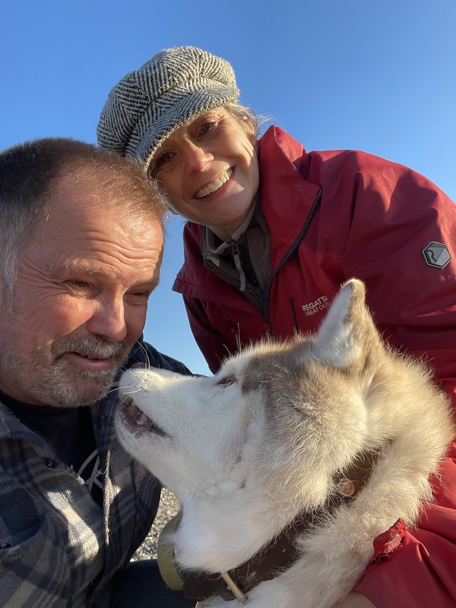 ExplorerJust's tweet photo. One of our many favourite snaps with Whiskey, our brilliant @RSPCA_official rescue husky https://t.co/pYhnftB5l7