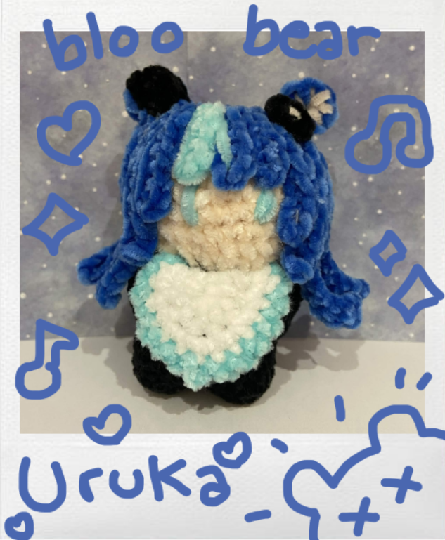 ichinyancos's tweet photo. Fujikura Uruka baby crochet plushie ʕ⁠っ⁠•⁠ᴥ⁠•⁠ʔ⁠っ  ♡
Look at her with her baby bib ♡
Handmade by me ₍ᐢ·͈༝·͈ᐢ₎
Stay tuned for more phase babies... 

 #urukart https://t.co/2RTH47Q815