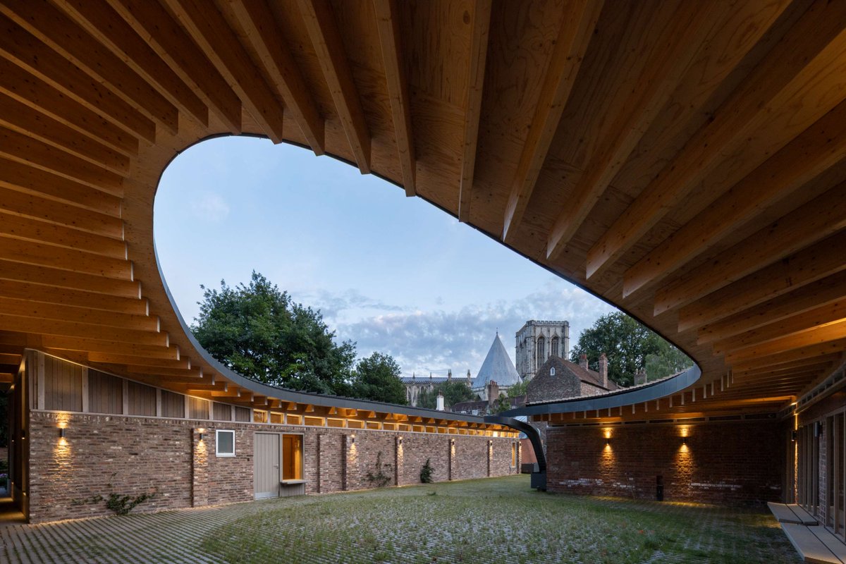 RIBA's tweet photo. 🏆 York Minster is the winner of the Client of the Year Award 2026, for the York Minster Centre of Excellence. 

This award honours the key role a good client plays in creating architecture that changes the lives of those who encounter their buildings: https://t.co/E7GLX1baLt https://t.co/rg1qfaso0J