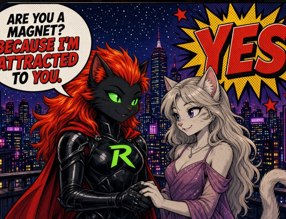 RallyCat's tweet photo. $Rally CAT PICKUP LINE

Are you a magnet?
Because I'm attracted to you.

CA: DbDwQC6f9hvzvXjrQxqfiFDZhArbzfdujotbXqcwpump

#RallyCat #PickupLine #Solana #romance #love https://t.co/VSVEmggwSM