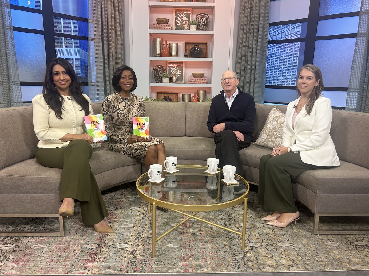 utpress's tweet photo. Steven Narod and Katarzyna Jerzak joined CTV's The Social to talk about Ten Questions to Ask My Doctor about My Breast Cancer, a guide to the decisions patients face after a new diagnosis. @JerzakKasia #BreastCancerAwarenessMonth

Watch the interview here: https://t.co/oAeVXMsuiA https://t.co/bLAgA68k4q