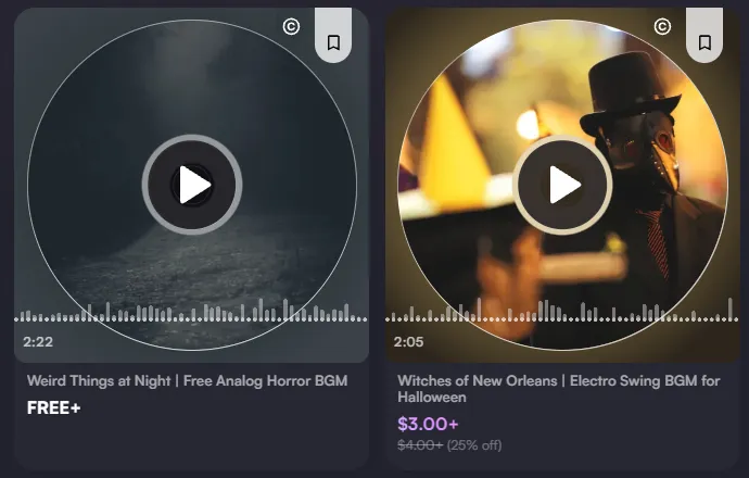 tomality's tweet photo. 🎃 HALLOWEEN TREAT!

Now available on @_VGen_, 2 BGM singles for your streams &amp; more!

FREE: 📼 Weird Things at Night https://t.co/SEFb54Cpwj
ONLY $3: 🪄 Witches of New Orleans https://t.co/RY3wku46vQ

---
#Vtuber #RoyaltyFreeMusic #HalloweenMusic #AnalogHorror #ElectroSwing https://t.co/9aVMwh6QPj