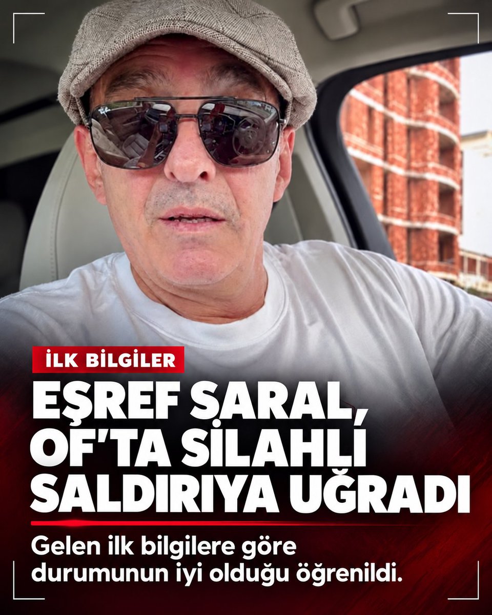 hasanntuncel's tweet photo. Eşref Saral, Of'ta silahlı saldırıya uğradı. Gelen ilk bilgilere göre durumunun iyi olduğu öğrenildi. https://t.co/8v91jx9cC9