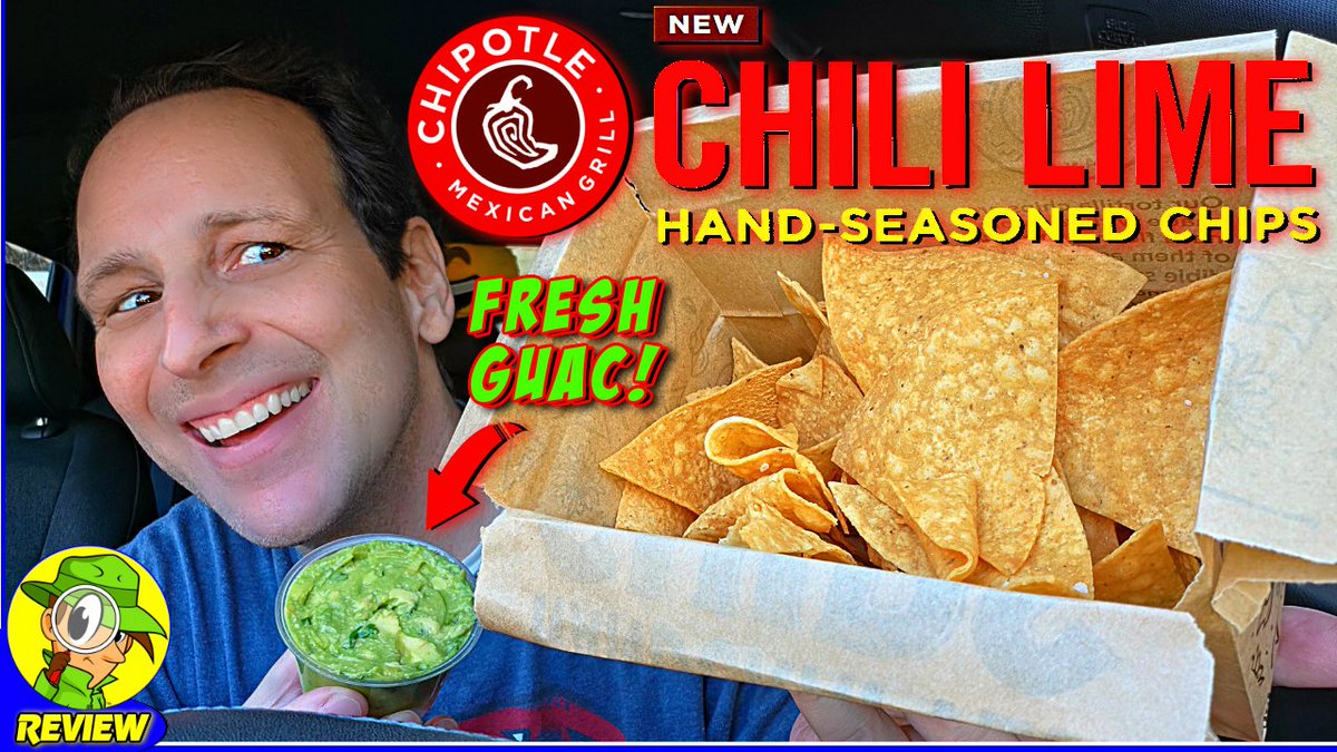 peepthisout's tweet photo. Chipotle® Chili Lime Chips Review 🌶️🍋🟩🥑 Do They ROCK With Guac?! 🤔 Peep THIS Out! 🕵️♂️
https://t.co/M2qJc52QZS
#Chipotle #ChiliLimeChips #FoodReview #FastFood #ChiliLime #TortillaChips #Guacamole #Guac #PeepTHISOut #StayFrosty @ChipotleTweets @MENACE @MashedHQ @Localish https://t.co/LIyHLQoa9X