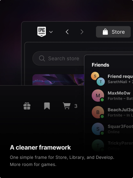 EpicGames's tweet photo. *A new and improved launcher has entered the chat* 

Hop on, chat with your friends and experience a MASSIVE performance boost. Available now in Preview. https://t.co/xR1FIPexQ6 https://t.co/cWg7p6XItK