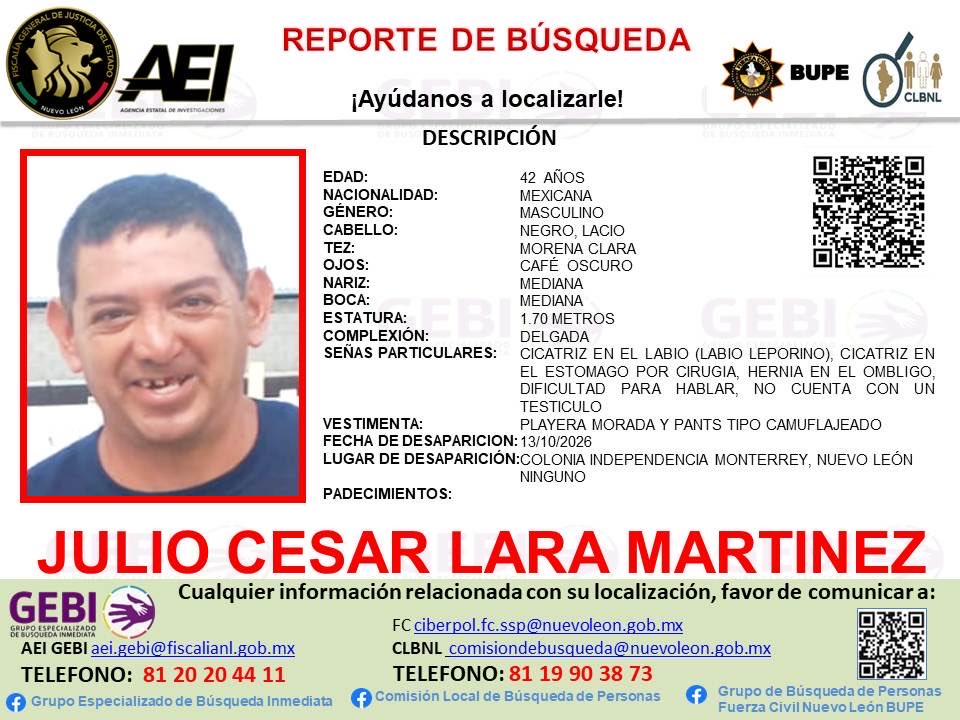 jkaefm's tweet photo. Ya tenemos la ficha de búsqueda, por favor ayúdenme a difundirlo ‼️‼️ 

MONTERREY, NUEVO LEÓN https://t.co/Yus6NEMIxf