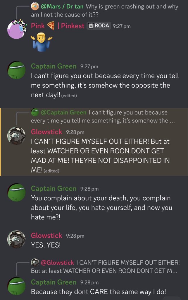 MarzIAm00's tweet photo. These bitches are so loud arguing AT NIGHT🫠 you can’t get any sleep around here @SkeldCapGreen @Charcoalimp  please get therapy.

Wake up my kids again and everyone’s gonna starve on the skeld https://t.co/rpKJPGQ02P