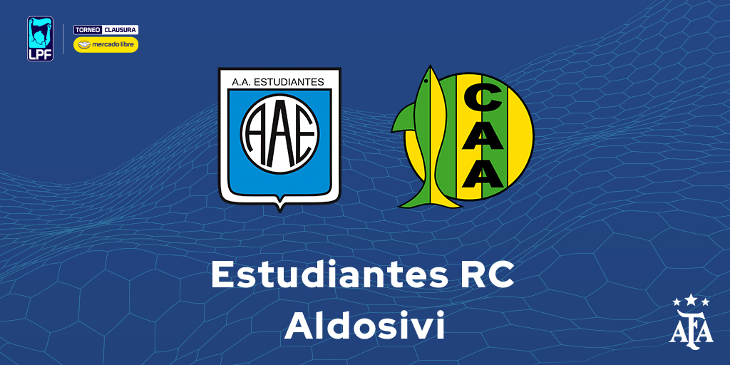 afa's tweet photo. 🏆 #TorneoMercadoLibre Clausura 2026
🗓 Fecha 13
⚽ Estudiantes (Río Cuarto) – Aldosivi
⏱ 18.00
🧑‍⚖️ Andrés Gariano https://t.co/RBdgjAx0Mw