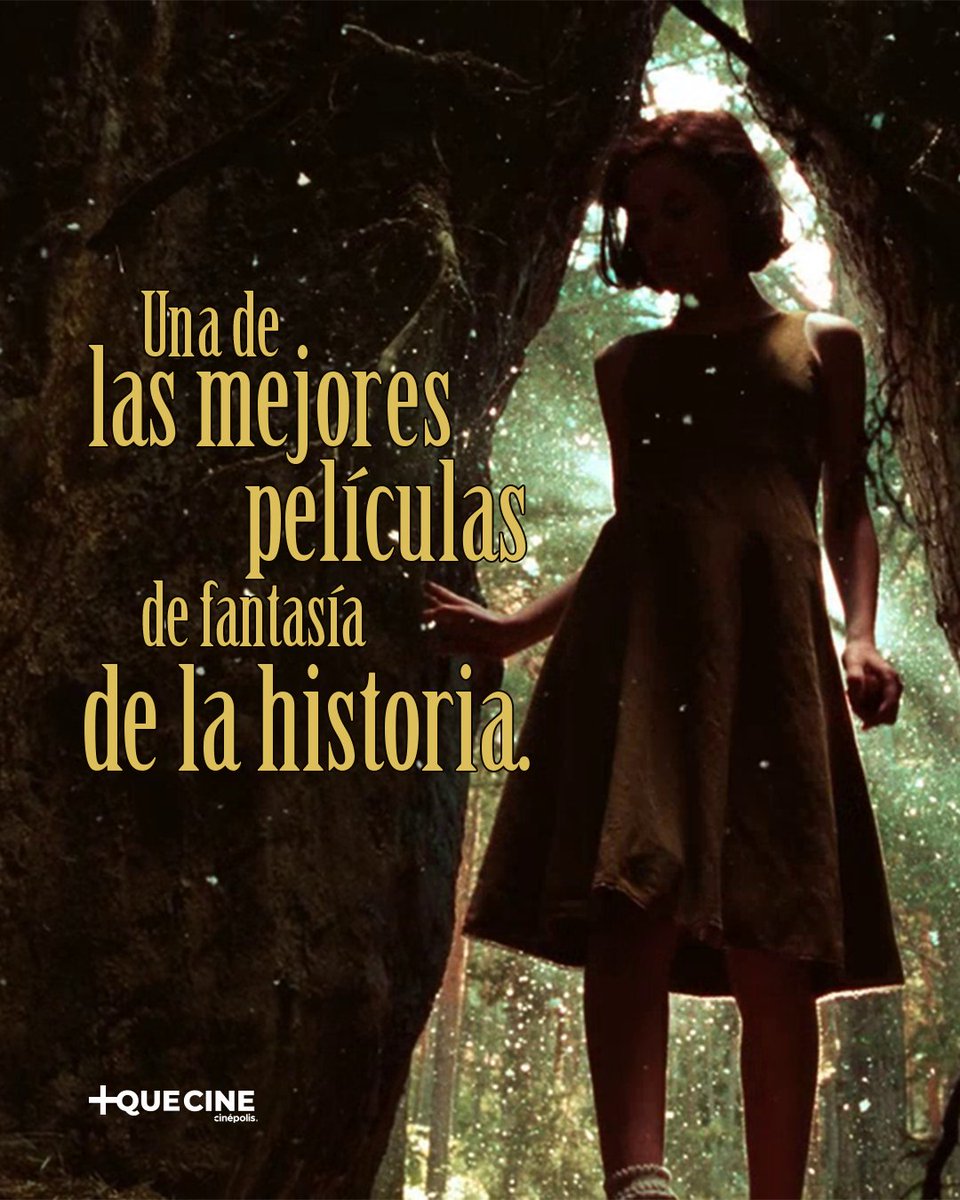 Cinepolis's tweet photo. ¿Listo para cruzar de nuevo la puerta a un mundo lleno de magia y oscuridad? 👀🗝️ ¡#ElLaberintoDelFauno está de regreso! 🍃✨ Asegura tus boletos acá 👉 https://t.co/qXQnbprKBt @MasQueCineLatam https://t.co/9aV5SeJmM4