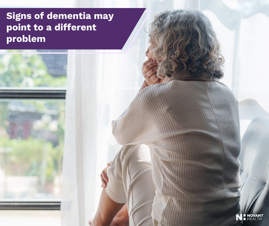 NovantHealth's tweet photo. Think a loved one is developing dementia? The timing matters. When symptoms appear suddenly, the cause may be something entirely different and potentially treatable.

Dr. Karen Henrichsen explains:
https://t.co/QZhPj3e24Y https://t.co/YLGv6IubyV