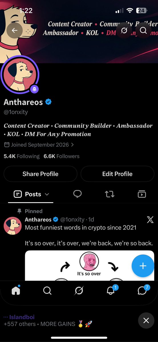 1onxity's tweet photo. We just hit 6.6K! ❤️🚀

Thank you, everyone, for being part of this journey. Your support means a lot to me!

Let’s keep connecting, supporting each other, and growing together ❤️

Next stop: 10K! We’re on our way! Who’s coming with me? 👀 https://t.co/paTMCPPFPJ