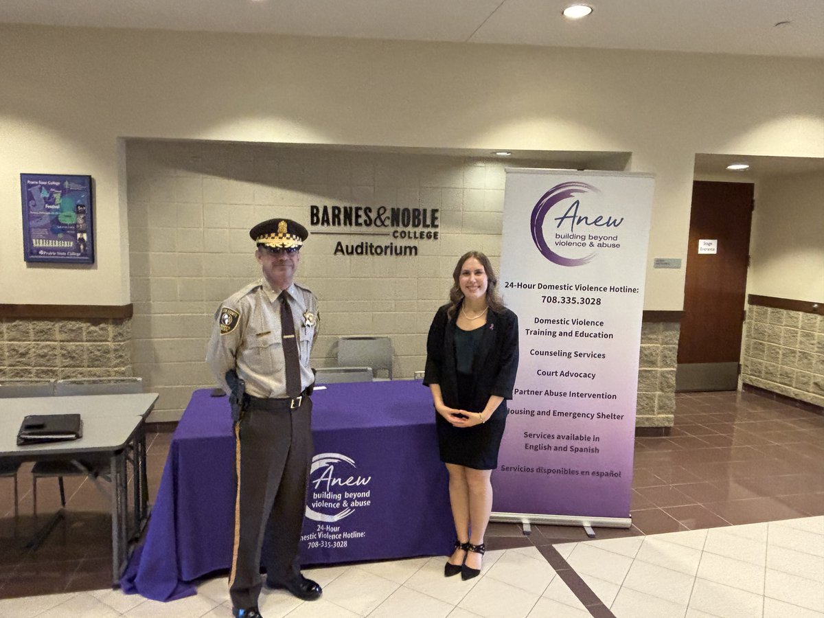 CookSheriffIL's tweet photo. Our office was honored to present at Anew: Building Beyond Violence and Abuse’s 2026 Domestic Violence Awareness Conference! 💜

This year’s theme, "Building Beyond the Bias: A Community Effort to Address Domestic Violence," perfectly highlights the collaborative effort needed to create lasting change. We were grateful for the opportunity to share insights about our Victim Support Services (VSS) Unit, which provides critical advocacy and resources for survivors of domestic violence and human trafficking.

📞 Need assistance? Our VSS Domestic Violence Liaisons are here to help. Reach out to our helpline at (708) 232-4545.

Please note: This is a helpline and is not an emergency phone number. If you are experiencing an immediate emergency, please dial 911 right away.

#DVAM2026 #CommunityEffort #SupportSurvivors