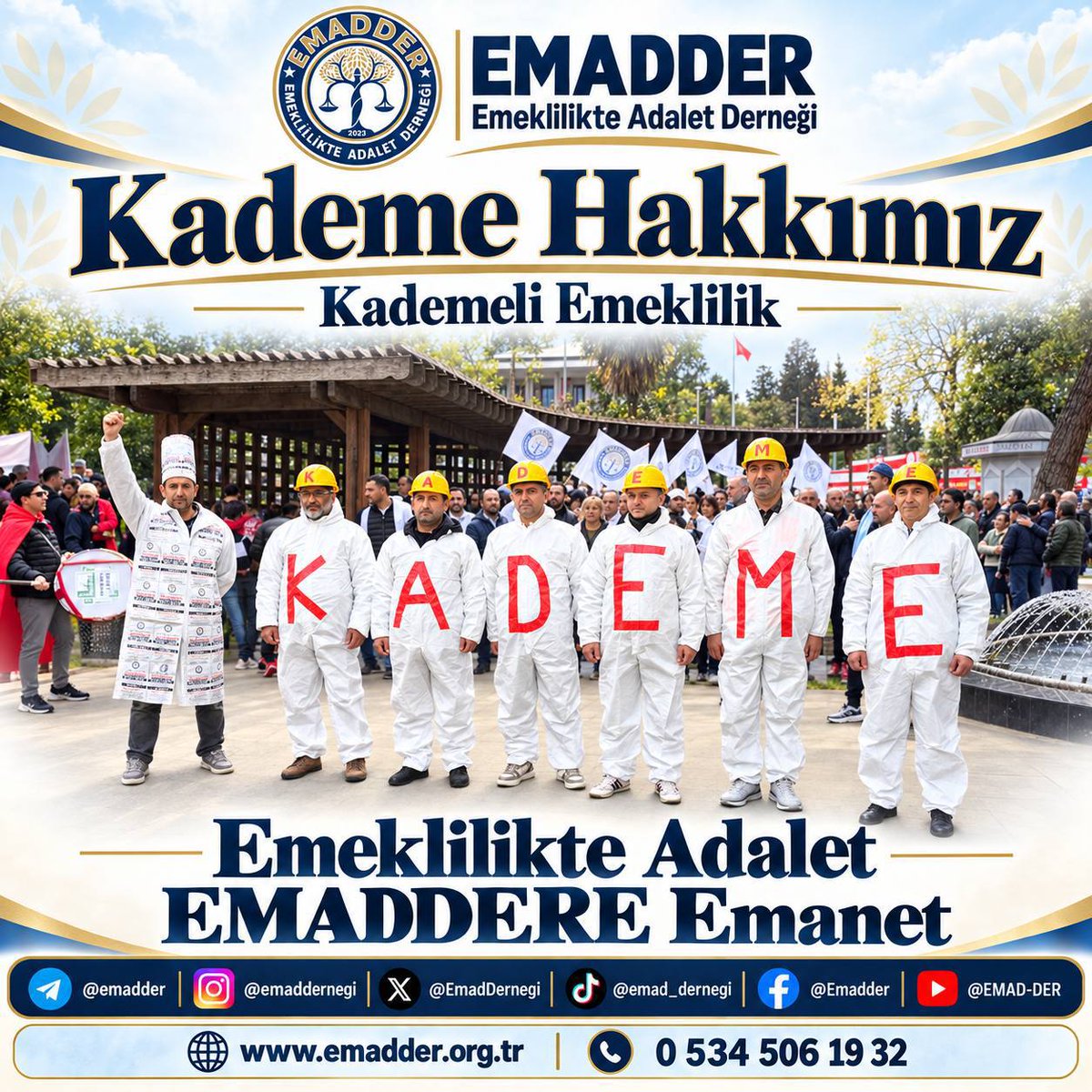 1999_magduru's tweet photo. Sosyal güvenlik sadece bütçe değil vicdan meselesidir. 9.000 gün prim ödemiş emekçiyi yok saymak sürdürülebilir değildir.

@EmadDernegi
#KademeHakkımız
@RTErdogan
@isikhanvedat
@TBMMresmi
@dbdevletbahceli
@csgbakanligi https://t.co/PGrf4Oootu