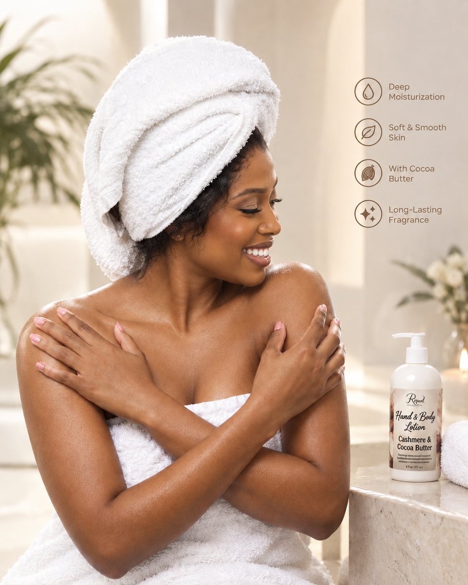 royalsuttonskin's tweet photo. Give your skin a little extra care with Cashmere & Cocoa Butter Hand and Body Lotion. Formulated with cocoa butter, shea butter, aloe leaf juice, and Vitamin E to help moisturize and soften skin. 8 oz.
Shop: https://t.co/2gtLjyEOSm
#BodyLotion #CocoaButter #SkinCare #RoyalSutton https://t.co/4FPrWGXlKe