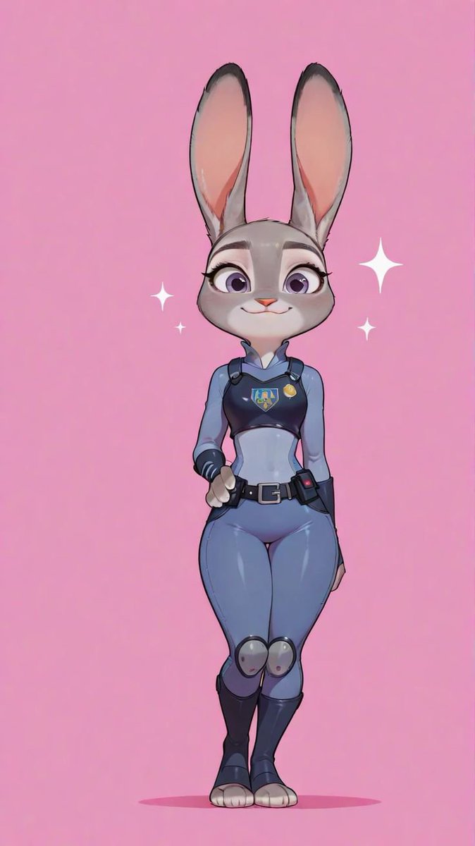 qqaass123's tweet photo. Officer Judy Hopps serving looks and justice with a little extra sparkle ✨💗🐾

#CommissionsOpen #DigitalArt #AnthroArt #FurryArtist https://t.co/Kk9feKgIem